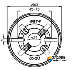 海湾JTY-GD-G3点型光电感烟火灾探测器（烟感）