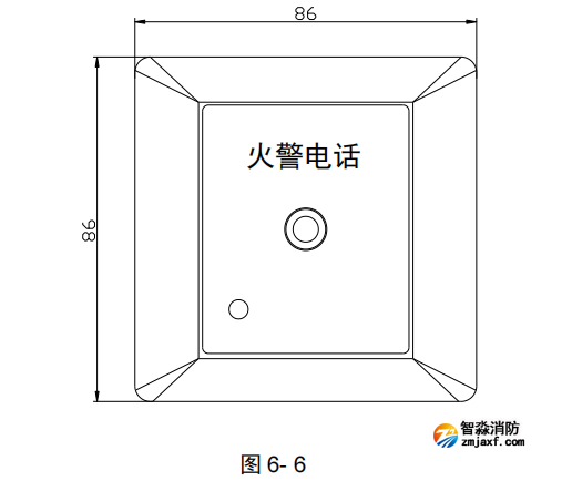 海湾GST-LD-8312型消防电话插孔示意图 海湾GST-LD-8312型消防电话插孔示意图